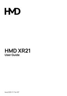 HMD XR21 manual. Smartphone Instructions.